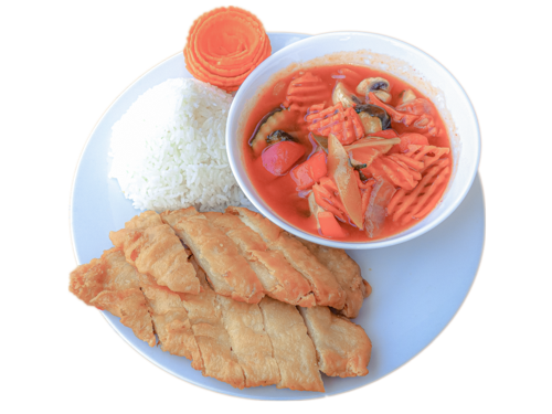 139. Süss-Sauer Sauce mit gebackenes Hühnerbrustfilet (Hongkong – Art)