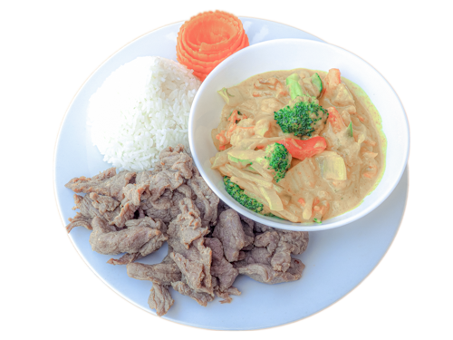 143. Erdnuss-Curry mit Rindfleisch (Singapur-Art)
