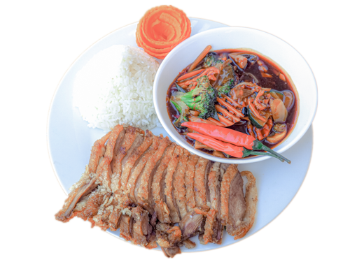 151. Kung-Pao mit knuspriger Ente