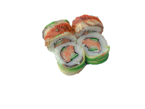 56. Unagi Salmon Roll